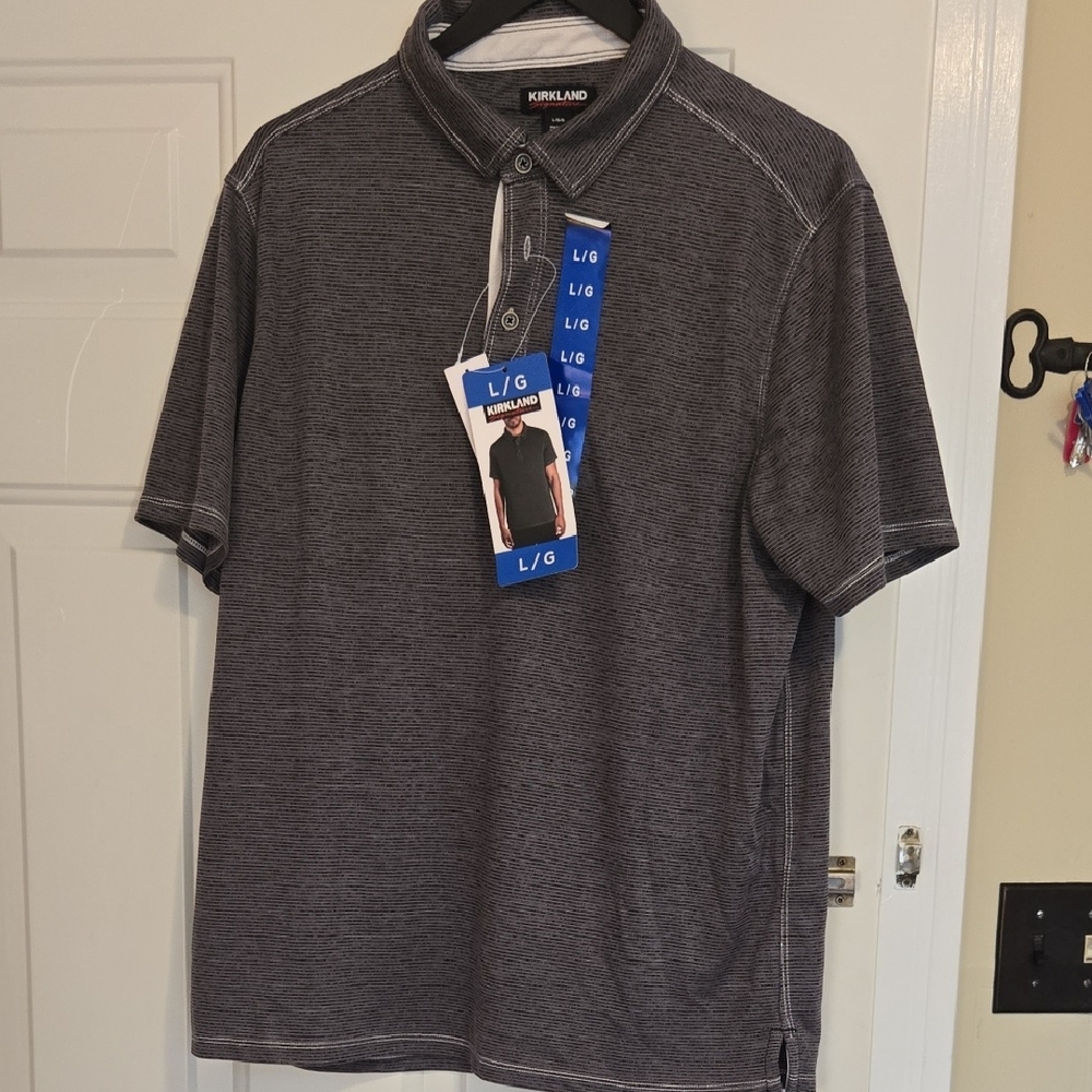 KIRKLAND SIGNATURE MEN'S POLO SHIRT SIZE LARGE